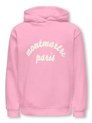Kids ONLY winter hoodie meisjes - roze - KogHollylife - loose fit