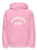 Kids ONLY winter hoodie meisjes - roze - KogHollylife - loose fit