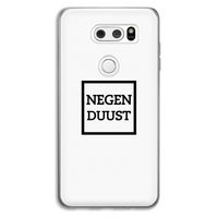 Negenduust vierkant: LG V30 Transparant Hoesje