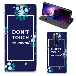 OnePlus 8 Design Case Flowers Blue DTMP