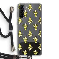 Bananas: Samsung Galaxy S21 Plus Transparant Hoesje met koord - thumbnail