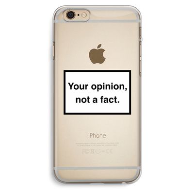 Your opinion: iPhone 6 Plus / 6S Plus Transparant Hoesje
