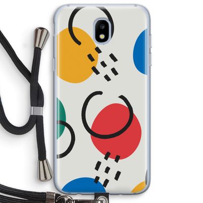 Illustratieve pop 3: Samsung Galaxy J5 (2017) Transparant Hoesje met koord