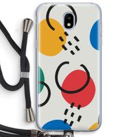 Illustratieve pop 3: Samsung Galaxy J5 (2017) Transparant Hoesje met koord