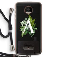 Green Brush: Motorola Moto Z Force Transparant Hoesje met koord
