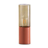 Home sweet home cilinder tafellamp 33 brick / amber glas - thumbnail