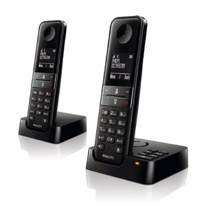 Philips Draadloze Telefoon Set D4752B/01 - Huistelefoon - 2 Handsets