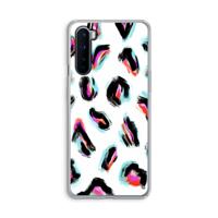 Cheetah color: OnePlus Nord Transparant Hoesje - thumbnail