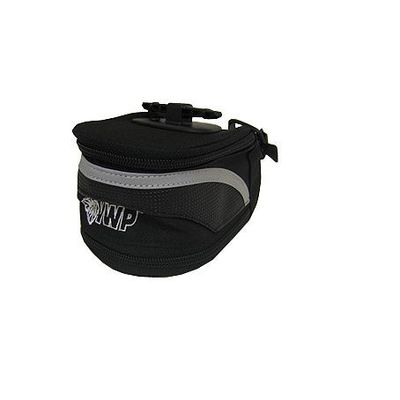 VWP zadeltas luxe m-nylon m/klik-sluit. zwart