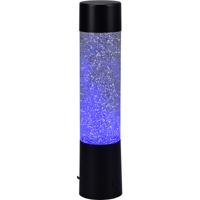 Energiezuinige LED Tafellamp 0.9W - Warm Wit 3000K - Mat Zwart Kunststof - Trion Wuka Glitter