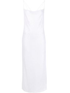 ROTATE BIRGER CHRISTENSEN robe-nuisette à sequins - Blanc