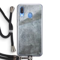 Grey Stone: Samsung Galaxy A40 Transparant Hoesje met koord