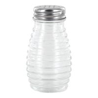 Home Deco Factory Peper en Zoutstrooier - glas - 80 ml - transparant - kruidenpotje