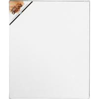 Artist & Co Canvas Schildersdoek - 4x stuks - 50 x 60 cm - wit - hobby verven - schilderen - frame e