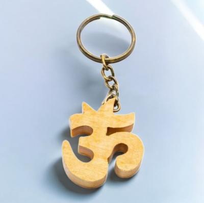Sleutelhanger hout OHM - Sleutelhangers - Spiritueelboek.nl