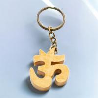 Sleutelhanger hout OHM - Sleutelhangers - Spiritueelboek.nl