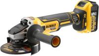 DeWalt dcg405p2 accu haakse slijper | 125 mm bl | 18 v 5.0 ah xr li-ion | +tstak