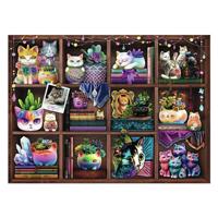 Ravensburger Legpuzzel cubby cats and succulents, 500st.