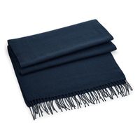 Fijn geweven sjaal navy voor volwassenen   -