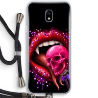 Dodelijk zoet: Samsung Galaxy J3 (2017) Transparant Hoesje met koord