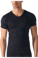 Mey Software Regular Fit T-Shirt V-hals zwart, Effen