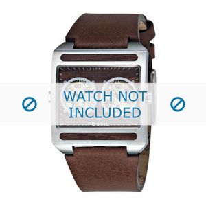 Fossil horlogeband JR9531 Leder Bruin