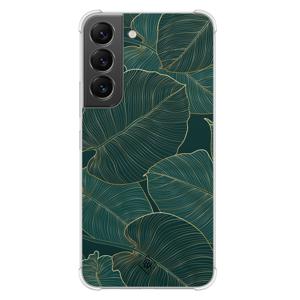 Samsung Galaxy S22 shockproof hoesje - Monstera leaves