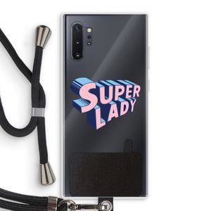 Superlady: Samsung Galaxy Note 10 Plus Transparant Hoesje met koord