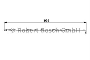 Waarschuwingscontact, remvoering-/blokslijtage Voor AP821