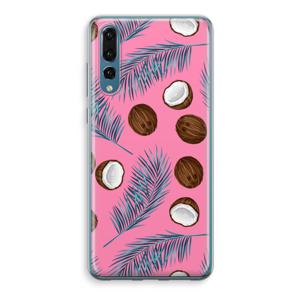 Kokosnoot roze: Huawei P20 Pro Transparant Hoesje