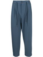 SONGZIO pantalon plissé à lien de resserrage - Bleu