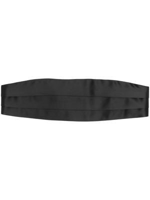 TOM FORD cummerbund plissé en soie - Noir