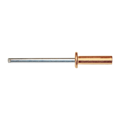 pgb-Europe PGB-FASTENERS | Blindklinknagel DIN 7337A Ø 4,80x20 Cu/St | 250 st 07337AR07004800203