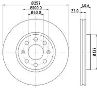 Remschijf 8DD355112581