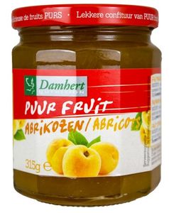 Damhert Puur Fruit Confituur Abrikozen 315GR