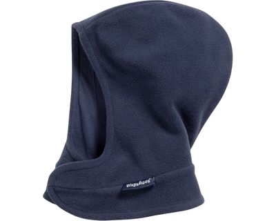 Playshoes fleece bivakmuts met sjaal uni marine Maat