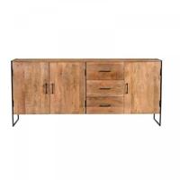 Livingfurn Elin dressoir 180 cm mangohout - naturel