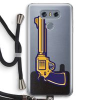 Pew Pew Pew: LG G6 Transparant Hoesje met koord Pew Pew Pew: LG G6 Transparant Hoesje met koord