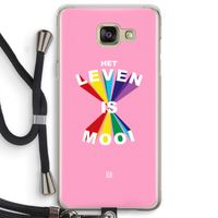 Het Leven Is Mooi: Samsung Galaxy A5 (2016) Transparant Hoesje met koord