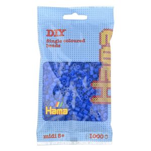 Hama Strijkkralen Blauw Neon (036), 1000st.