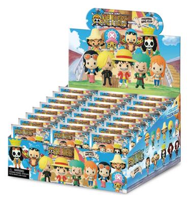 One Piece 3D Foam Bag Clips Serie 1 Display (24)