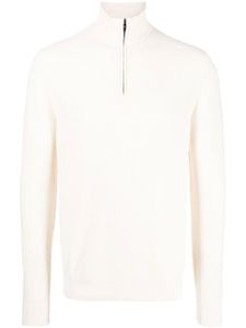 Ted Baker pull à col zippé - Blanc