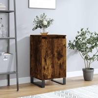Dressoir 40x35x70 cm bewerkt hout gerookt eikenkleurig