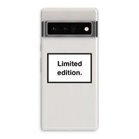 Limited edition: Google Pixel 6 Pro Transparant Hoesje