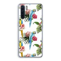 Kleurrijke papegaaien: Oppo A91 Transparant Hoesje