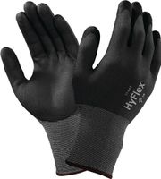 Ansell Handschoen | maat 9 zwart/grijs | EN 388 PSA-categorie II | nylon-Spandex m.nitrilschuim | 12 paar - 11-840-9 11-840-9