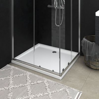 VidaXL Douchebak rechthoekig 80x90 cm abs wit