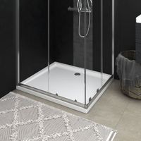 VidaXL Douchebak rechthoekig 80x90 cm abs wit