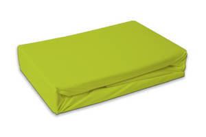 Jersey hoeslaken - Lime groen - matras dikte 40 cm
