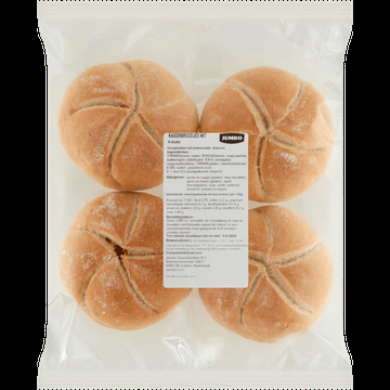 Jumbo Diepvries Kaiserbroodjes Wit 4 Stuks